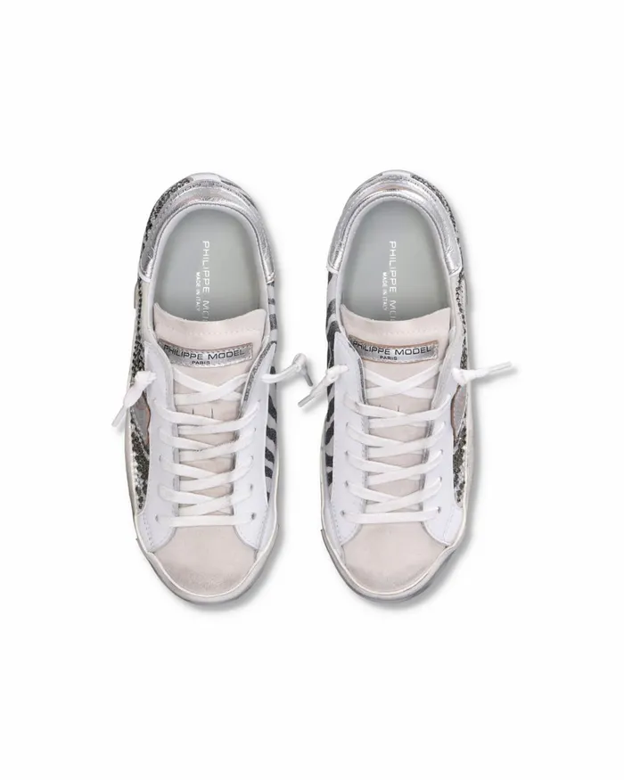 Women Prsx Sneakers Silver Shoes Woman Paris Philippe Model Paris Casual