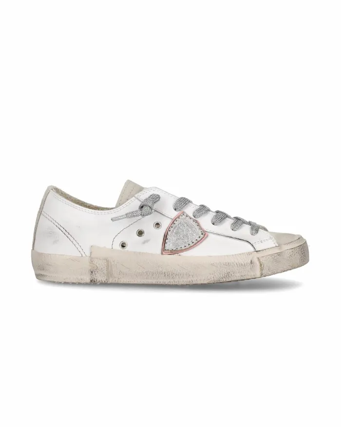 Women Prsx Sneakers WhiteBrown Casual Shoes Philippe Model Paris Casual