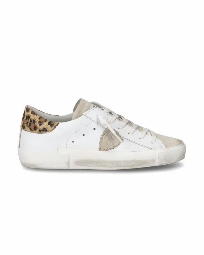 Women Prsx Sneakers WhiteBrown Shoes Paris Philippe Model Paris Casual
