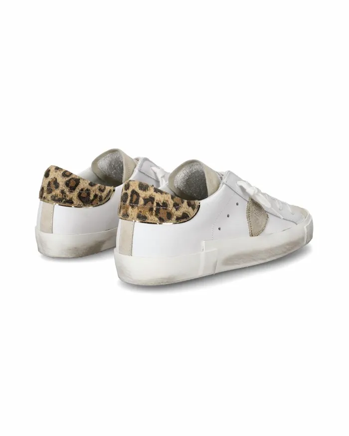 Women Prsx Sneakers WhiteBrown Shoes Paris Philippe Model Paris Casual