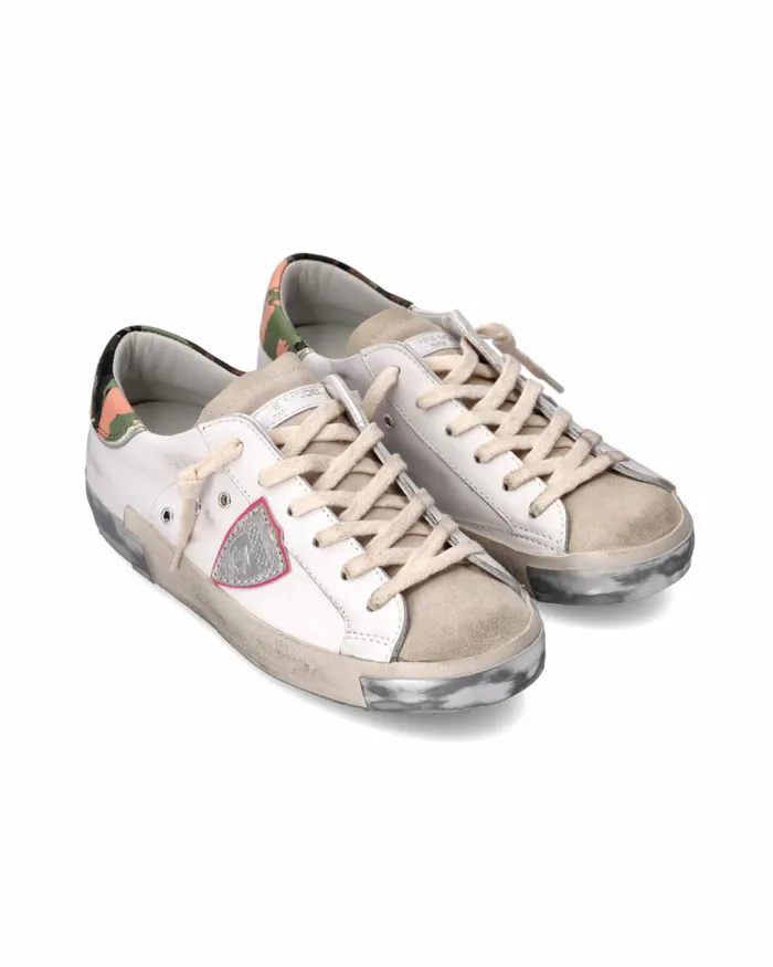 Women Prsx Sneakers WhiteRose Shoes Paris Philippe Model Paris Casual