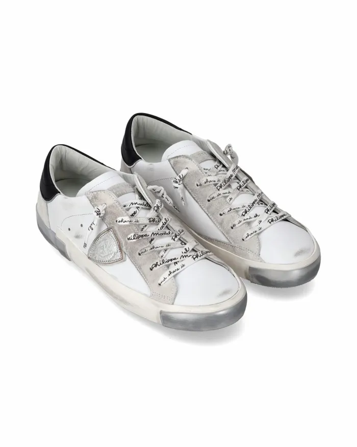 Women Prsx Sneakers WhiteSilver Shoes Paris Philippe Model Paris Casual