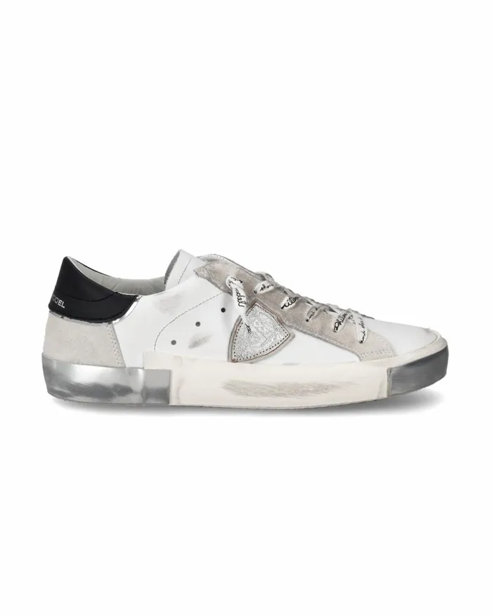 Women Prsx Sneakers WhiteSilver Shoes Paris Philippe Model Paris Casual