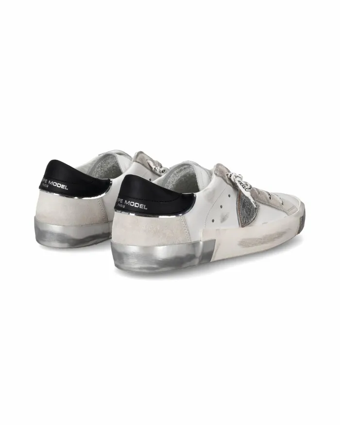 Women Prsx Sneakers WhiteSilver Shoes Paris Philippe Model Paris Casual