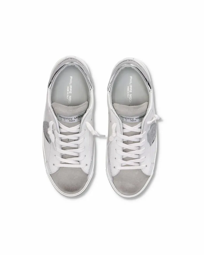Women Prsx WhiteSilver Sneakers Paris Philippe Model Paris Casual
