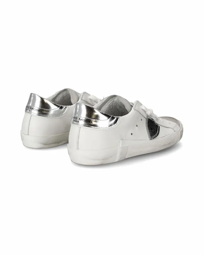 Women Prsx WhiteSilver Sneakers Paris Philippe Model Paris Casual