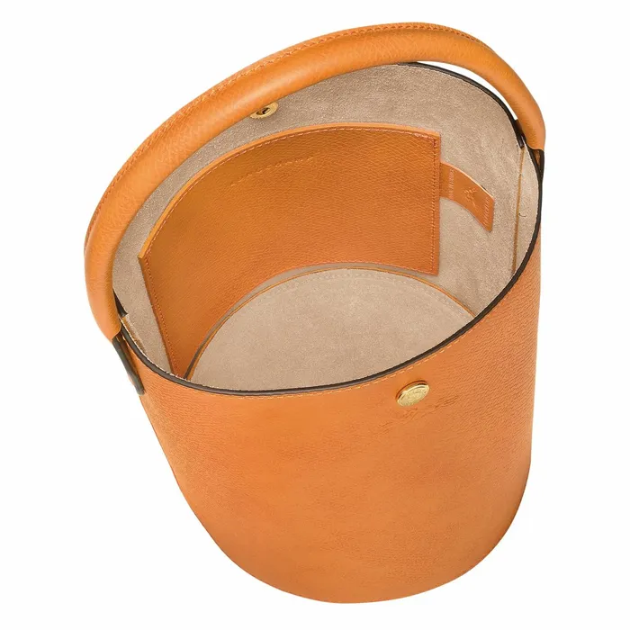 Women pure S Bucket Bag Apricot Longchamp Handbags