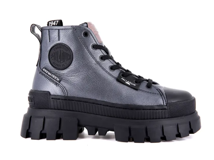Women REVOLT HI METAL Palladium Boots