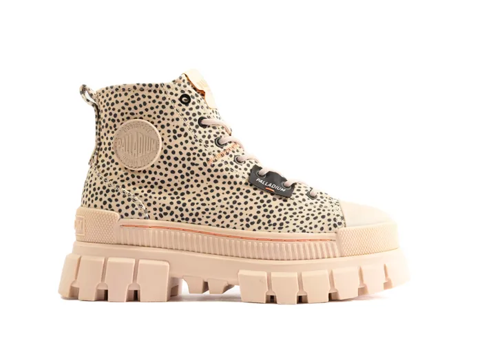 Women REVOLT SAFARI Palladium Heel Boots