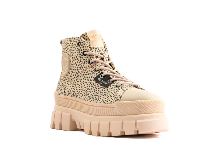 Women REVOLT SAFARI Palladium Heel Boots