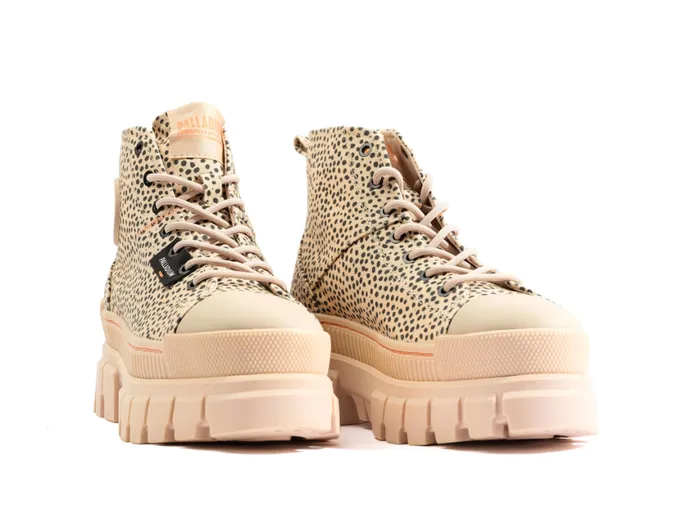 Women REVOLT SAFARI Palladium Heel Boots