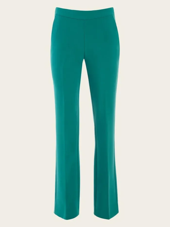 Women Sally HighRise Pant Ornate Teal Marciano Bottoms Women Sally HighRise Pant Ornate Teal Marciano Bottoms