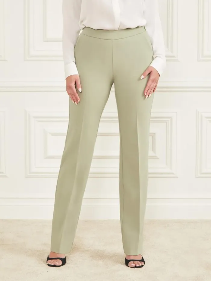 Women Sally HighRise Pant Sage Garden Marciano Bottoms