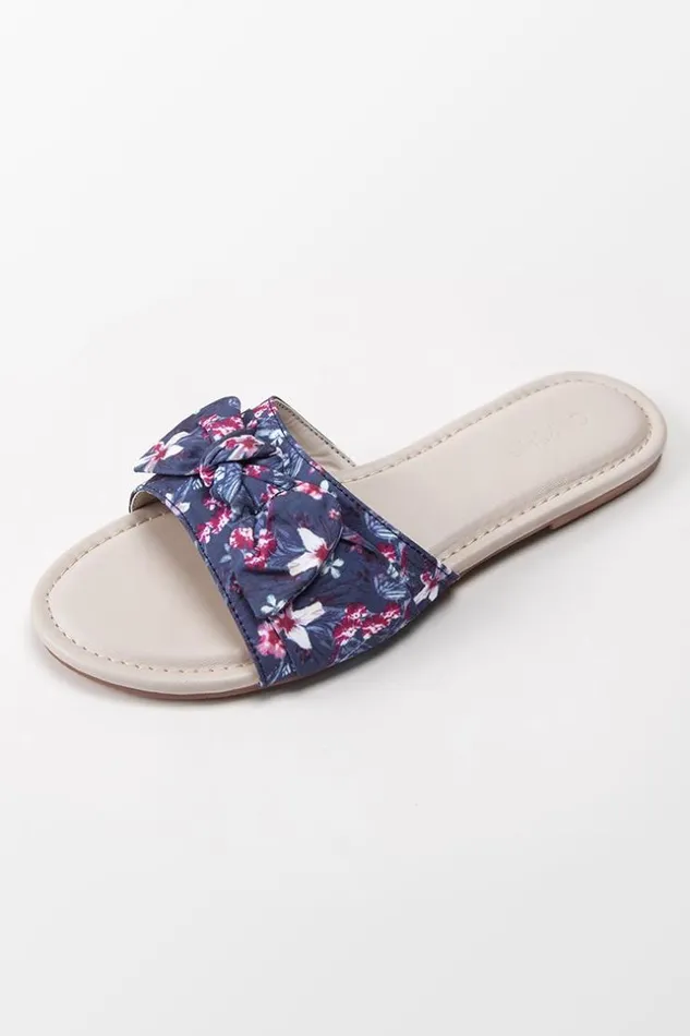 Women Sandals Cupshe Flowerchild Bowknot Sandals Multicolor