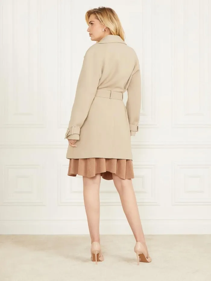 Women Scarlett Austin Wrap Coat Natural Siena Marciano Jackets Women Scarlett Austin Wrap Coat Natural Siena Marciano Jackets
