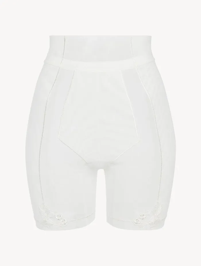 Women Shapewear La Perla Shorts In Offwhite Stretch Tulle