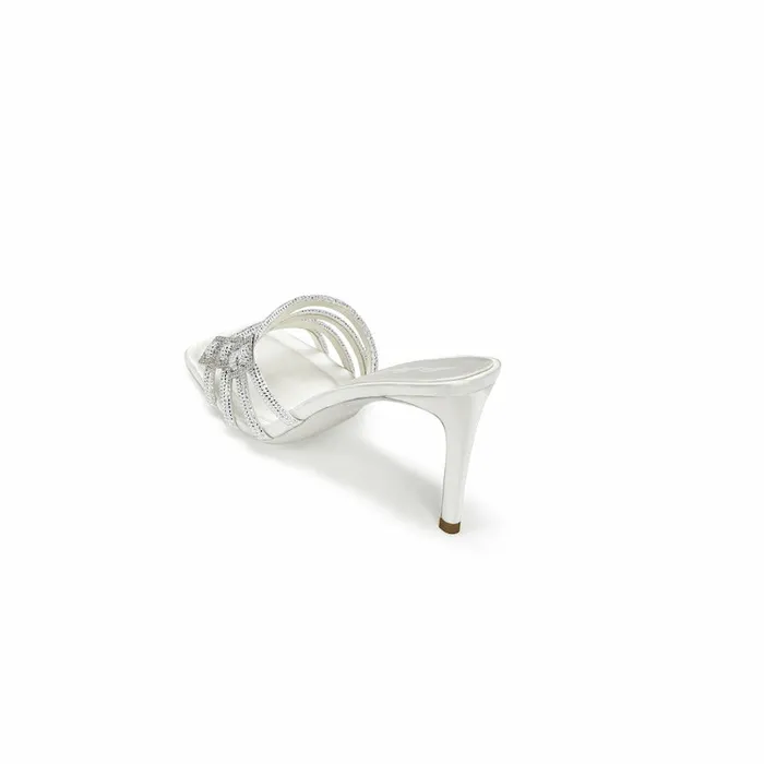 Women Shay White Sandals Nana Jacqueline Bridal