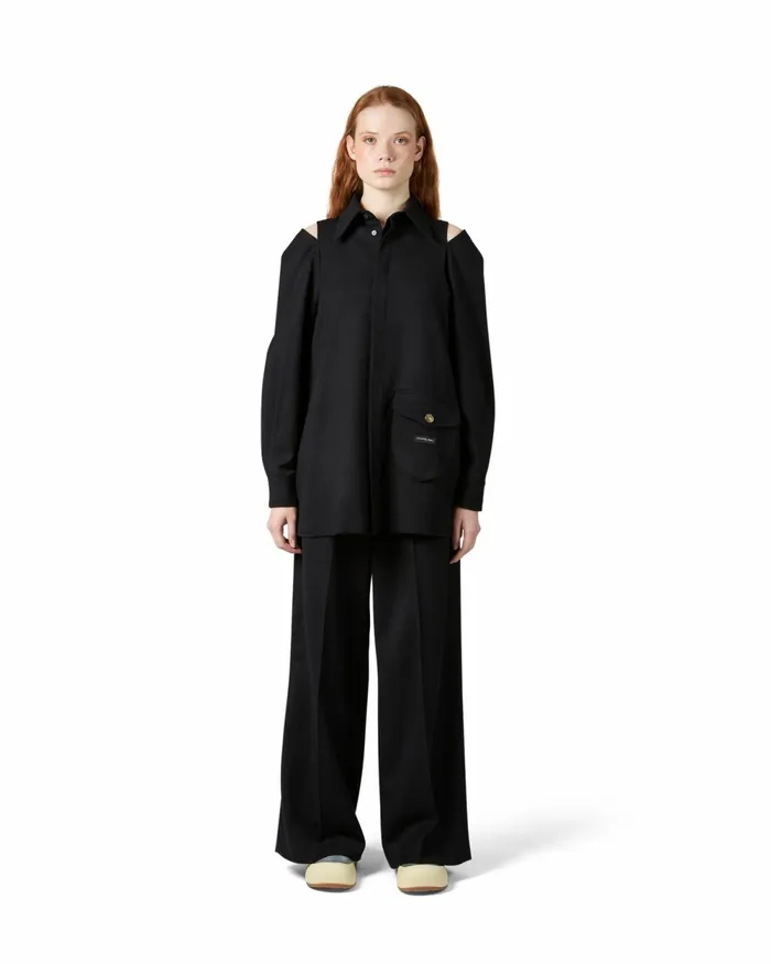 Women Shirt 8211 Black Philippe Model Paris TShirts And Shirts
