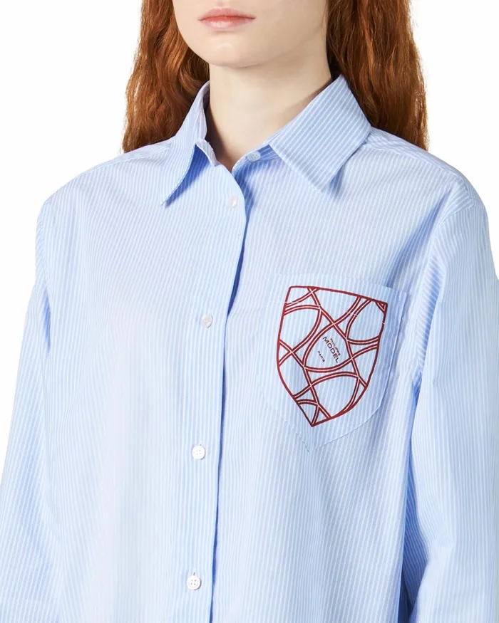 Women Shirt 8211 Blue Philippe Model Paris TShirts And Shirts