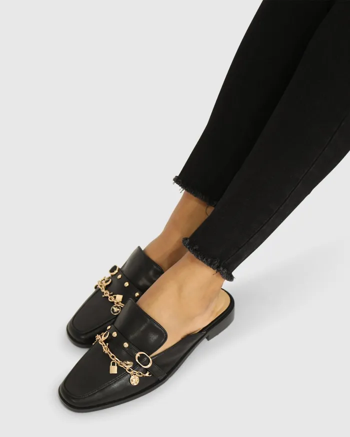 Women Shoes Belle and Bloom How It Feels Charm Loafer Mule 8211 Black
