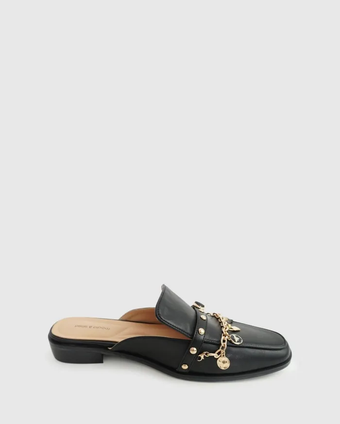 Women Shoes Belle and Bloom How It Feels Charm Loafer Mule 8211 Black