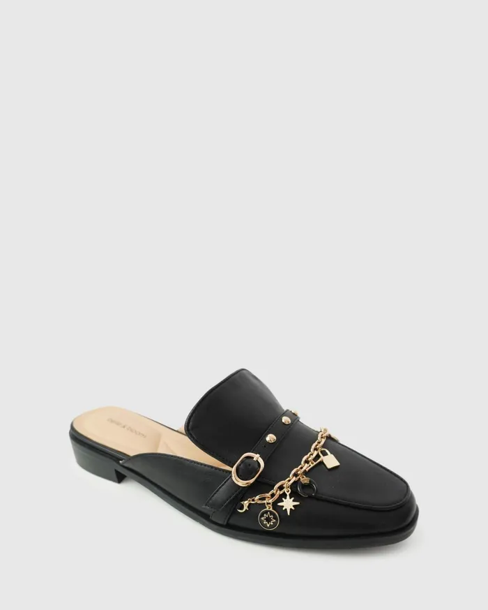 Women Shoes Belle and Bloom How It Feels Charm Loafer Mule 8211 Black