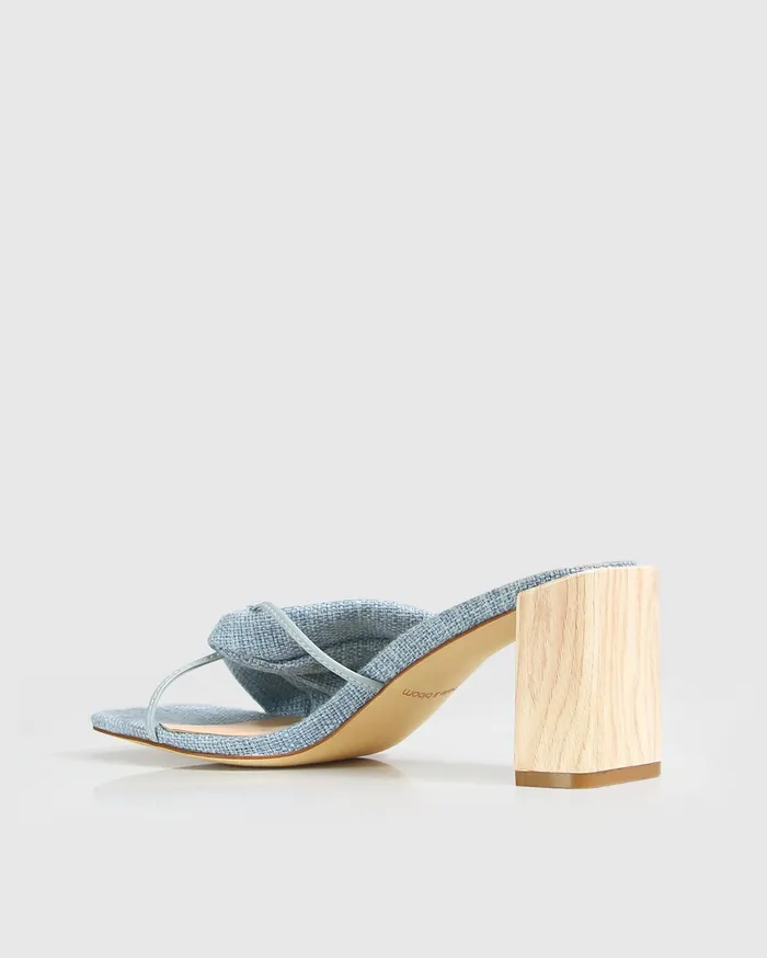 Women Shoes Belle and Bloom Lust For Life Mule 8211 Blue