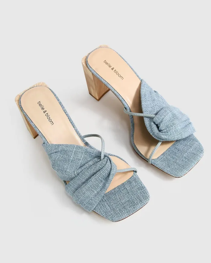 Women Shoes Belle and Bloom Lust For Life Mule 8211 Blue