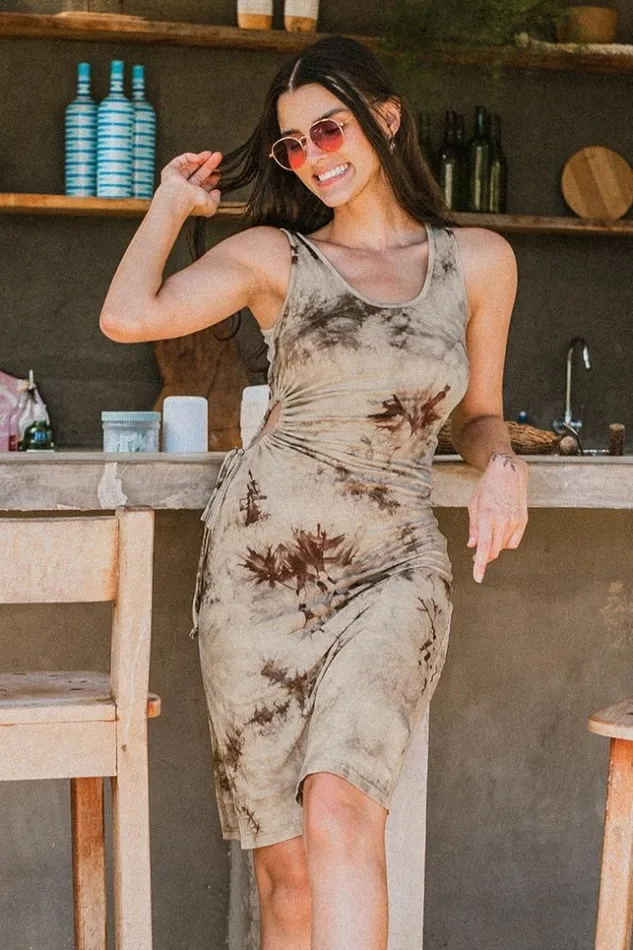 Women Short Dresses Cupshe Kasandra Cut Out Scoop Bodycon Dress Multicolor