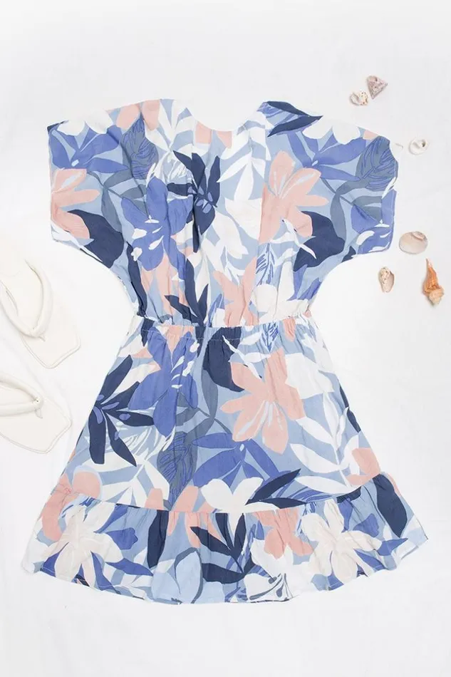 Women Short Dresses Cupshe Madilynn Vneck Short Sleeves Short Dress Multicolor