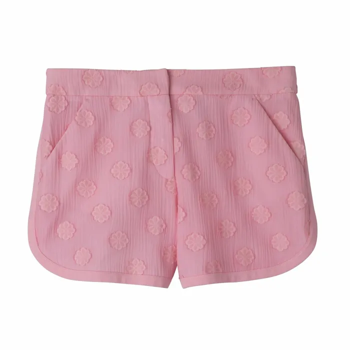 Women Shorts Pink Longchamp Trousers and Shorts