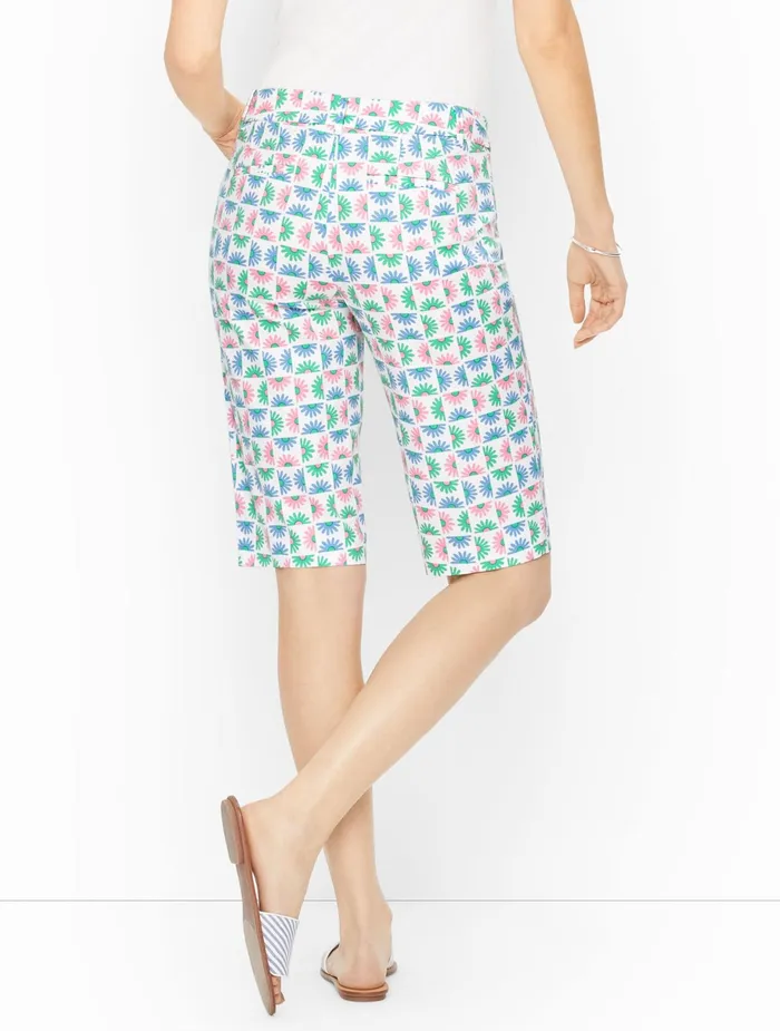 Women Shorts Talbots Perfect Shorts Whitemulti
