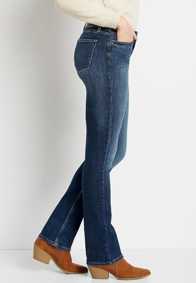Women Silver Jeans Co Most Wanted Dark Wash Bootcut Jean Maurices Jeans