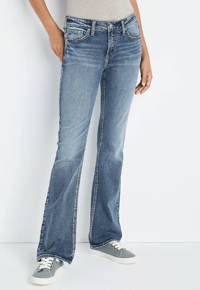 Women Silver Jeans Co Suki Bootcut Mid Rise Jean Maurices Jeans