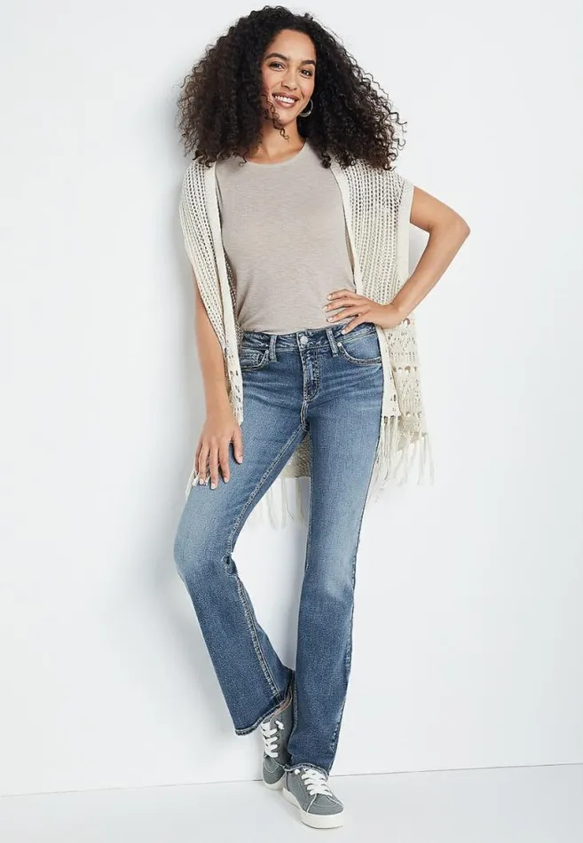 Women Silver Jeans Co Suki Bootcut Mid Rise Jean Maurices Jeans