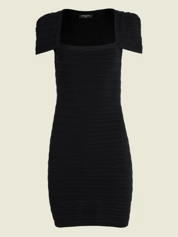 Women Sirena Sweater Dress Black Marciano Dresses Women Sirena Sweater Dress Black Marciano Dresses