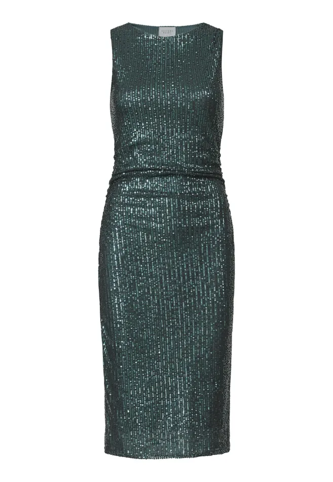 Women Sisters Point Dresses ESMEDR7 D Green