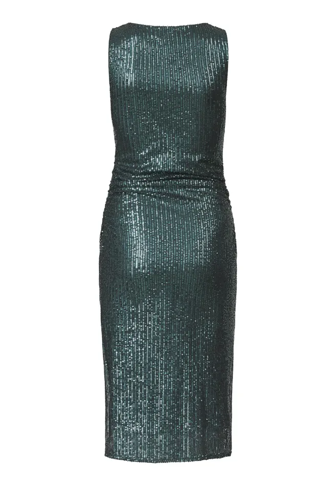Women Sisters Point Dresses ESMEDR7 D Green