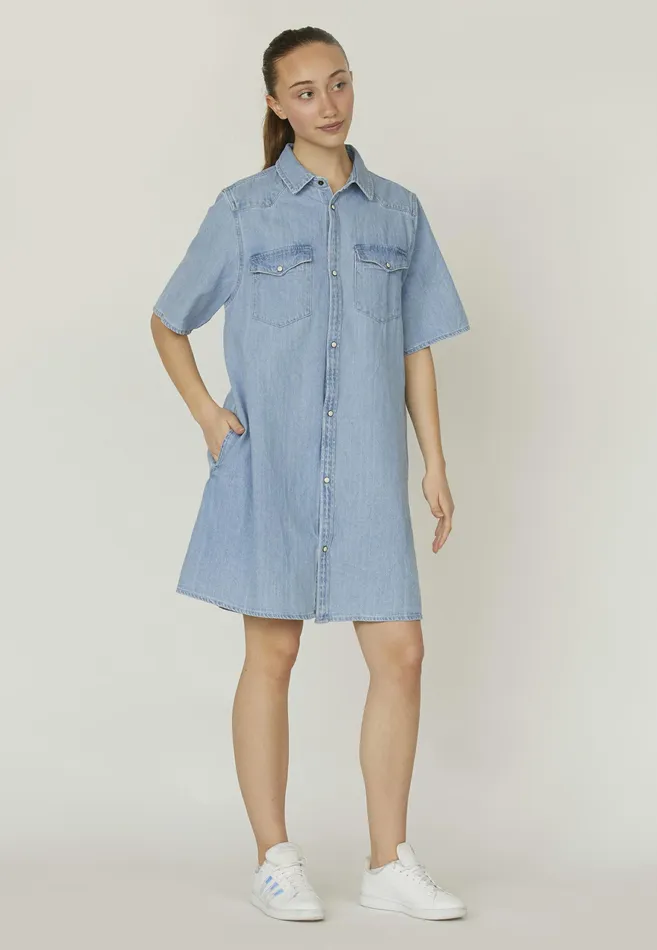 Women Sisters Point Dresses OSAADR L Blue Wash