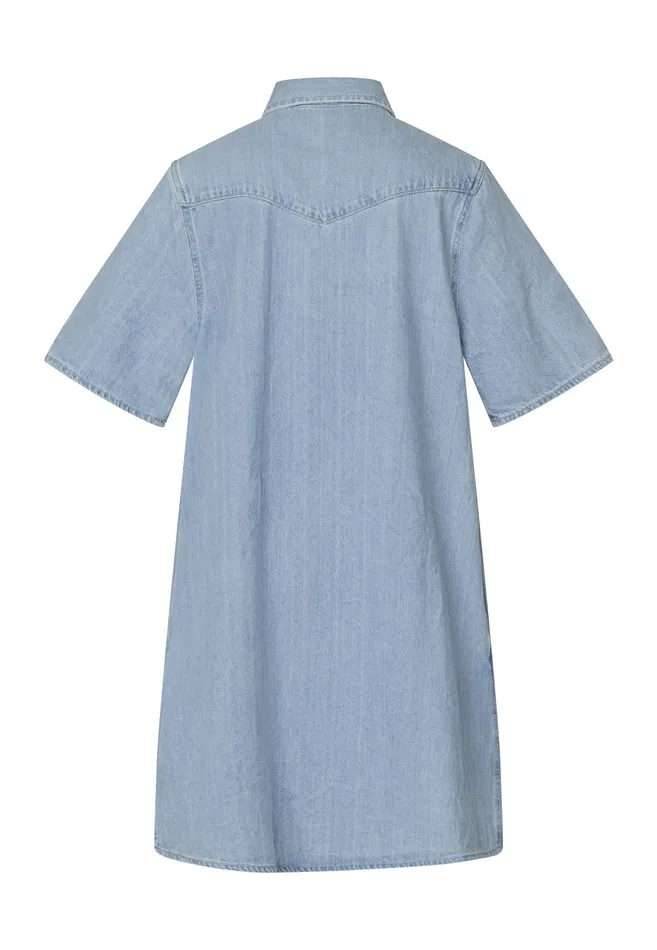 Women Sisters Point Dresses OSAADR L Blue Wash