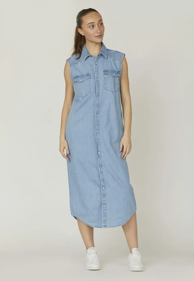 Women Sisters Point Dresses OSALDR L Blue Wash
