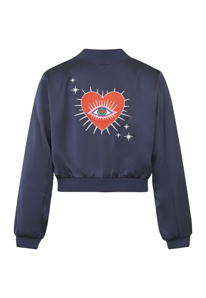 Women Sisters Point Jackets and Waistcoats GARWINJA5 Navyheart