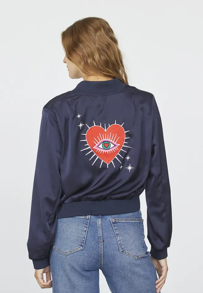 Women Sisters Point Jackets and Waistcoats GARWINJA5 Navyheart