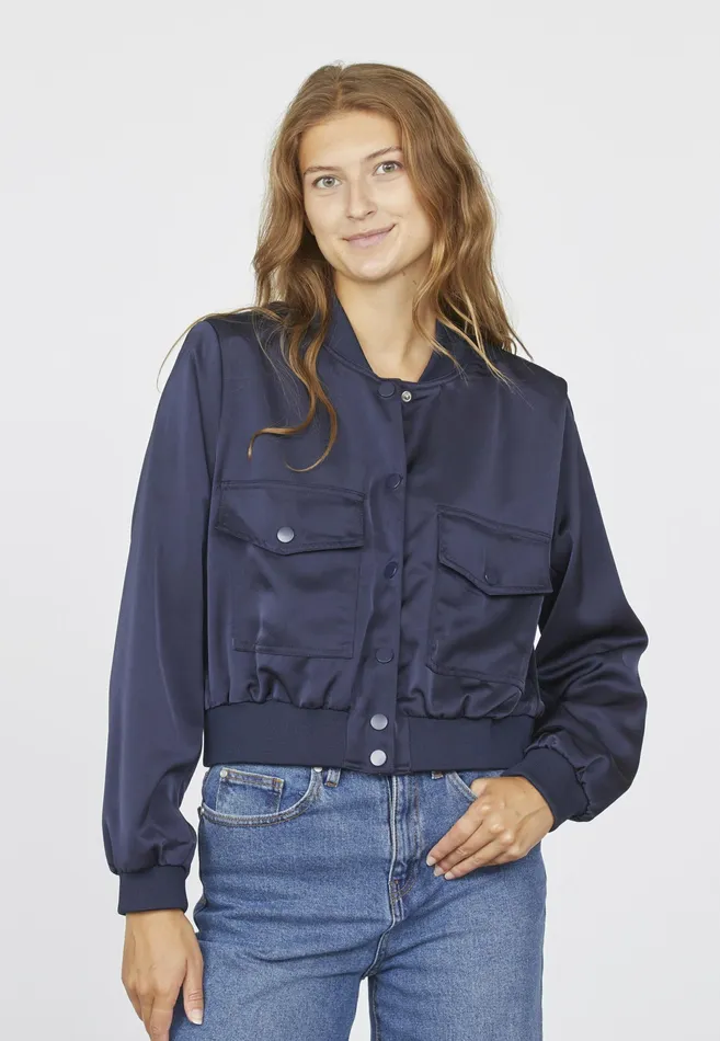 Women Sisters Point Jackets and Waistcoats GARWINJA5 Navyheart