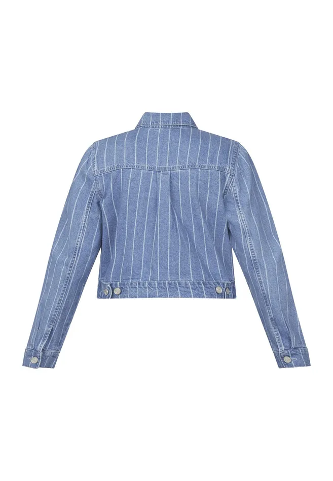 Women Sisters Point Jackets and Waistcoats OBITAJA Medium Bluestripe