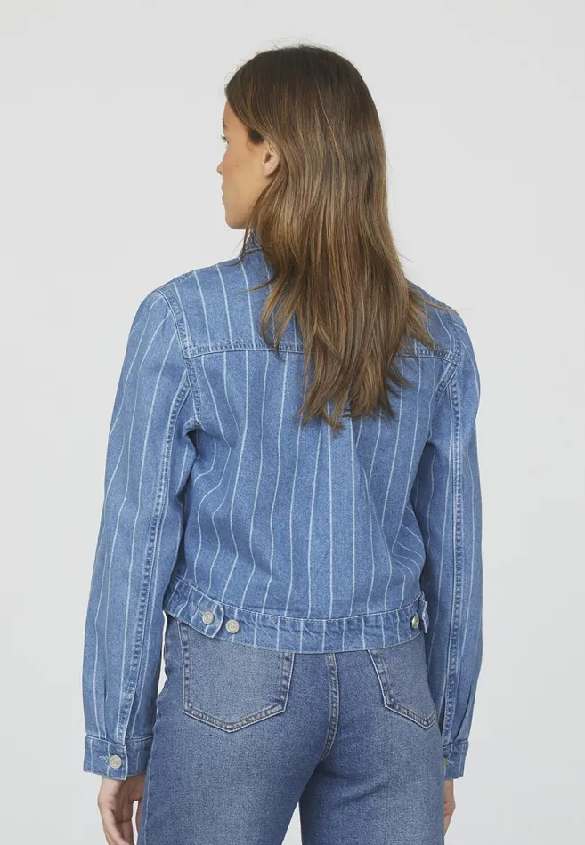 Women Sisters Point Jackets and Waistcoats OBITAJA Medium Bluestripe
