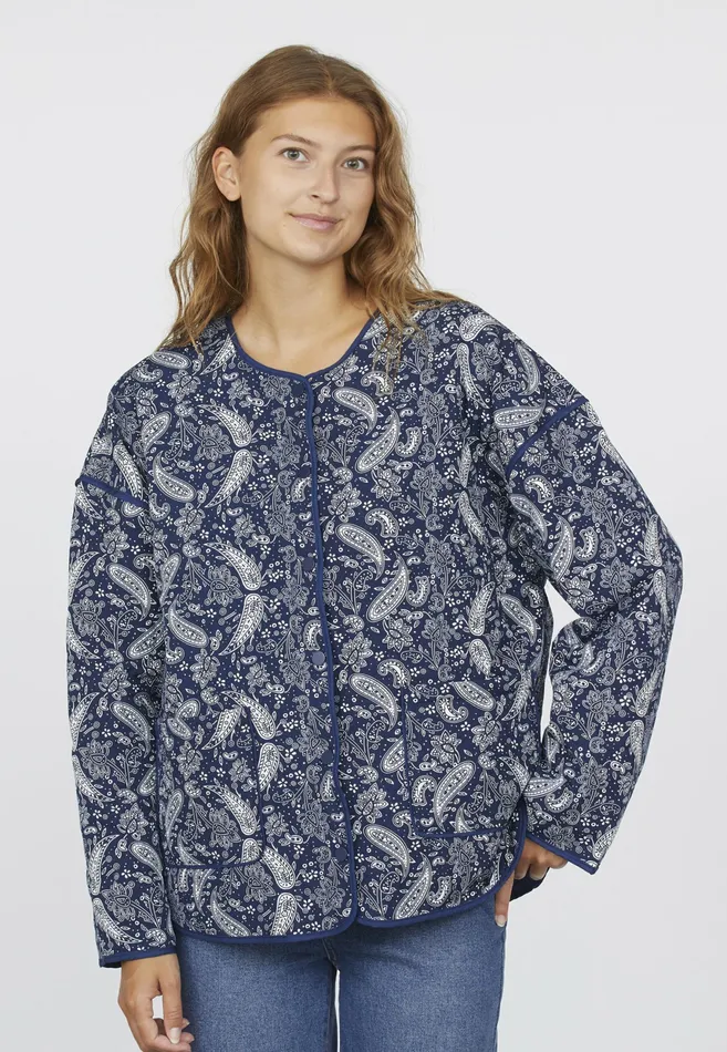 Women Sisters Point Jackets and Waistcoats VIENAJA1 Navycream