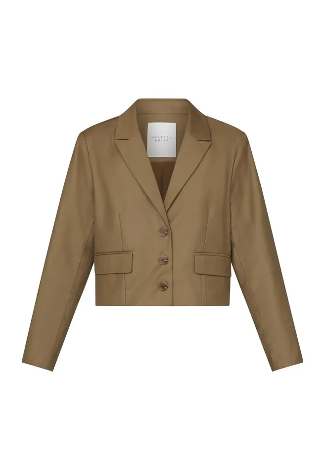 Women Sisters Point Jackets and Waistcoats VILSABL Taupe