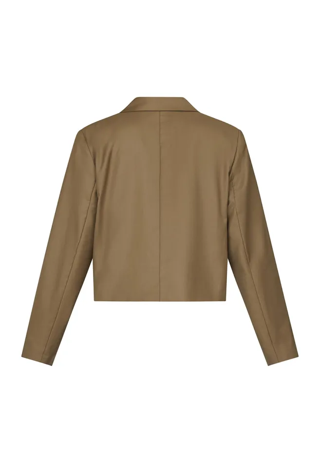 Women Sisters Point Jackets and Waistcoats VILSABL Taupe