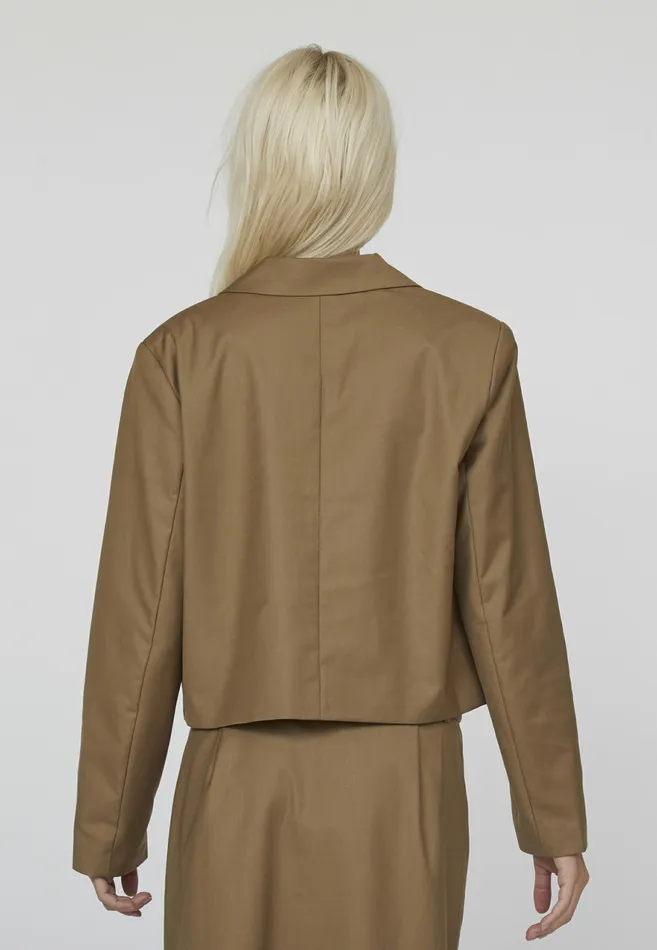 Women Sisters Point Jackets and Waistcoats VILSABL Taupe